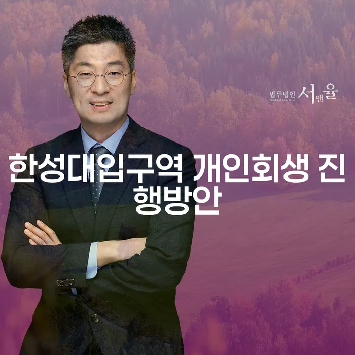 한성대입구역 개인회생 진행방안